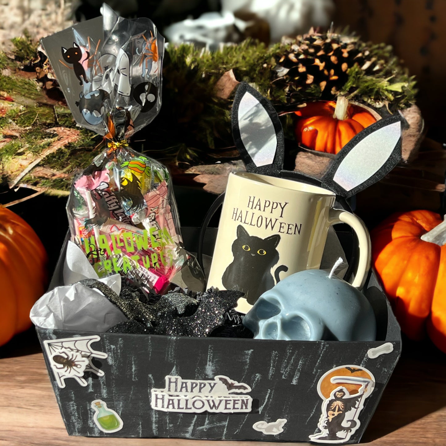 Spooky Delights Halloween Boo Basket