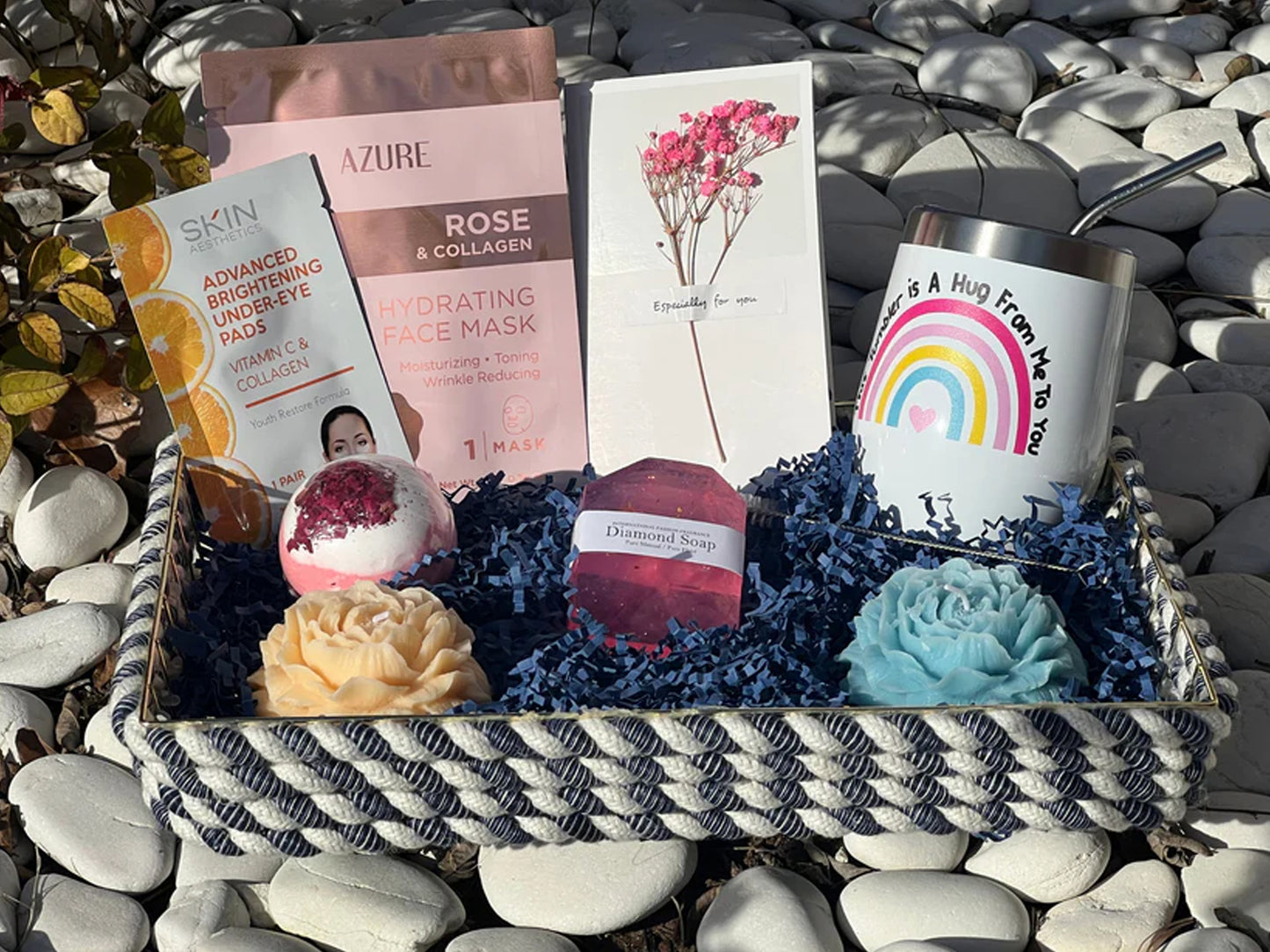 Blooming Delights Custom Gift Basket