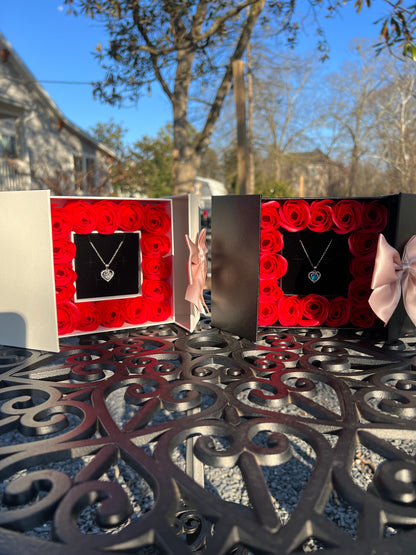 Eternal Love Heart Necklace with Gift Box