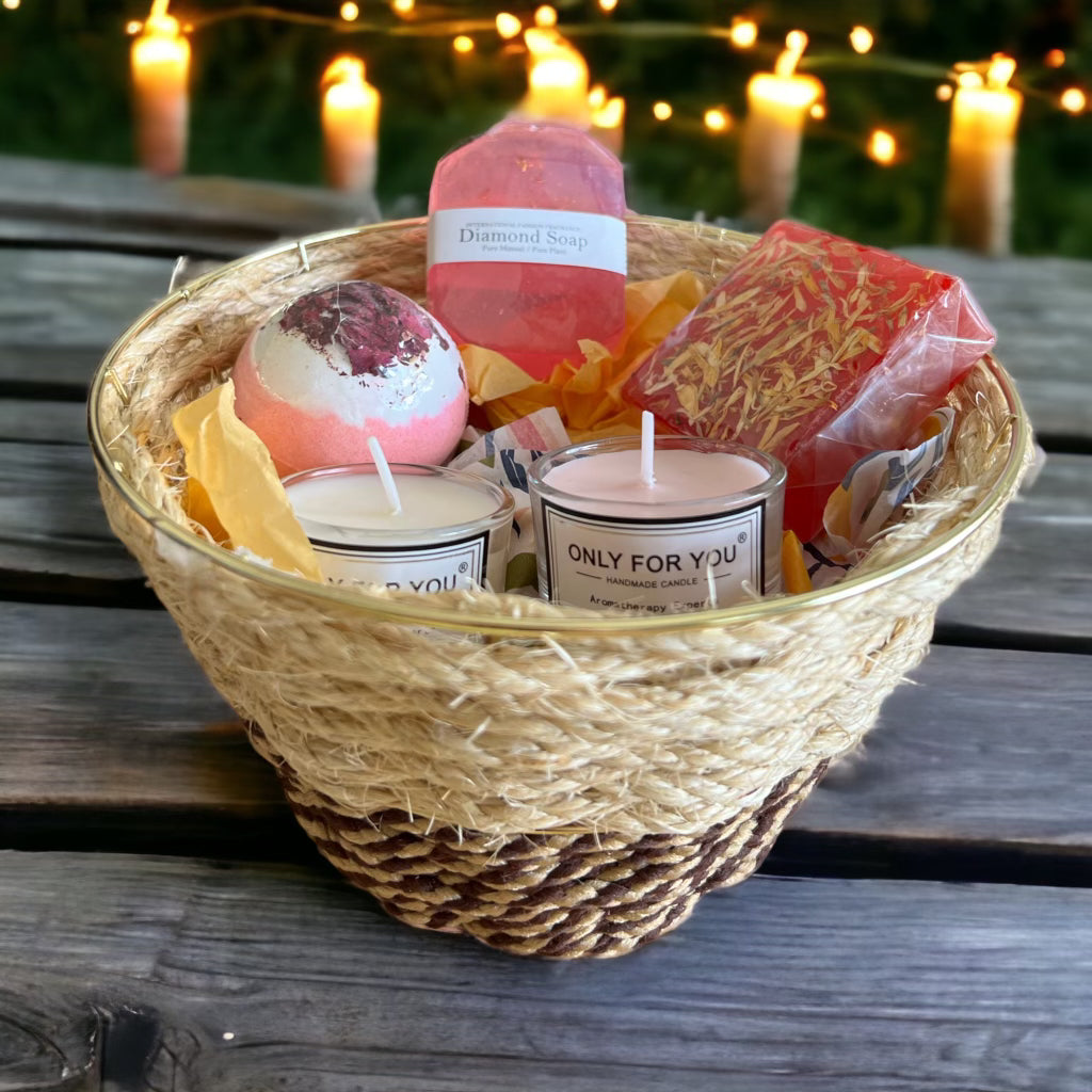 Nature's Bliss Jute Rope Basket