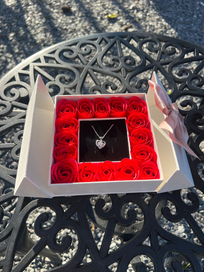 Eternal Love Heart Necklace with Gift Box
