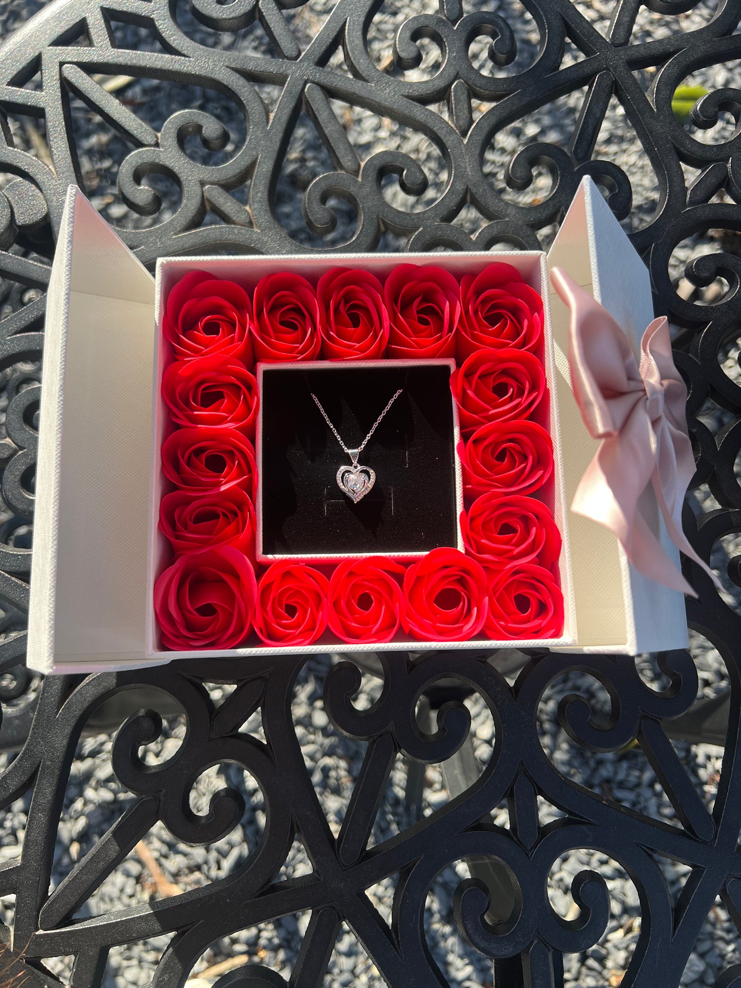 Eternal Love Heart Necklace with Gift Box