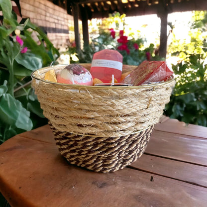 Nature's Bliss Jute Rope Basket