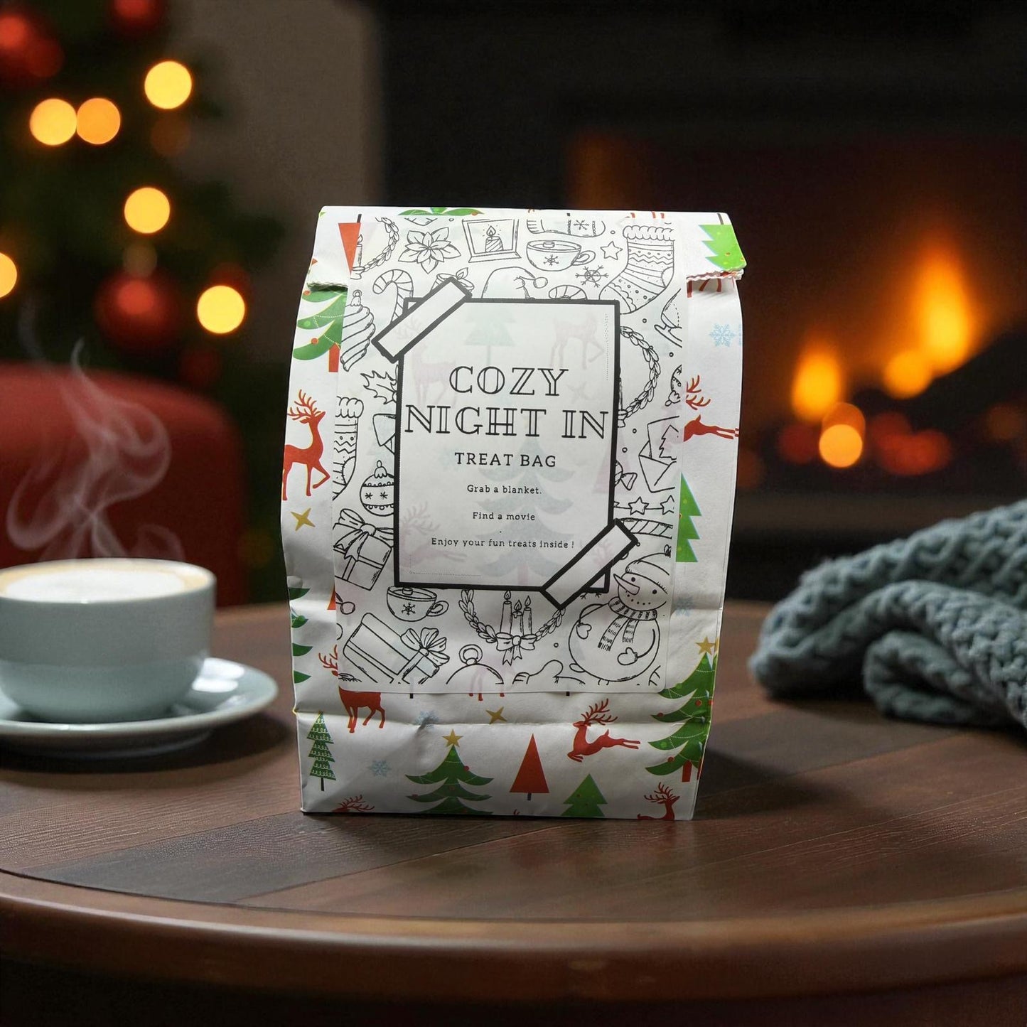 Cozy Night In Holiday Treat Bag