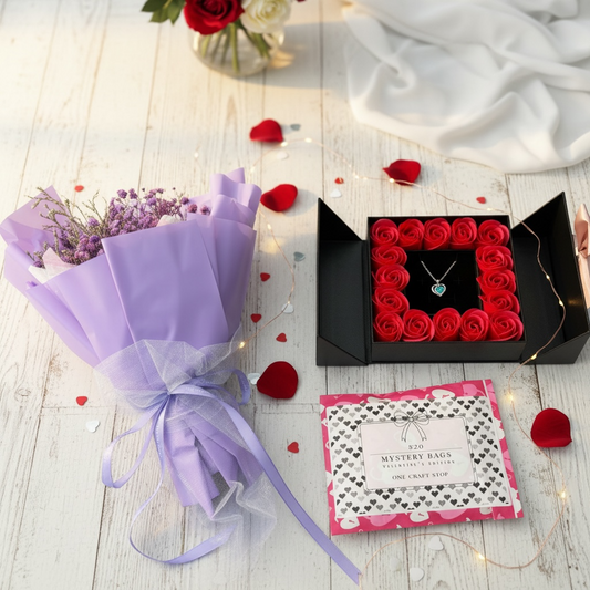 Valentine Bundle + Free forever flowers bouquet