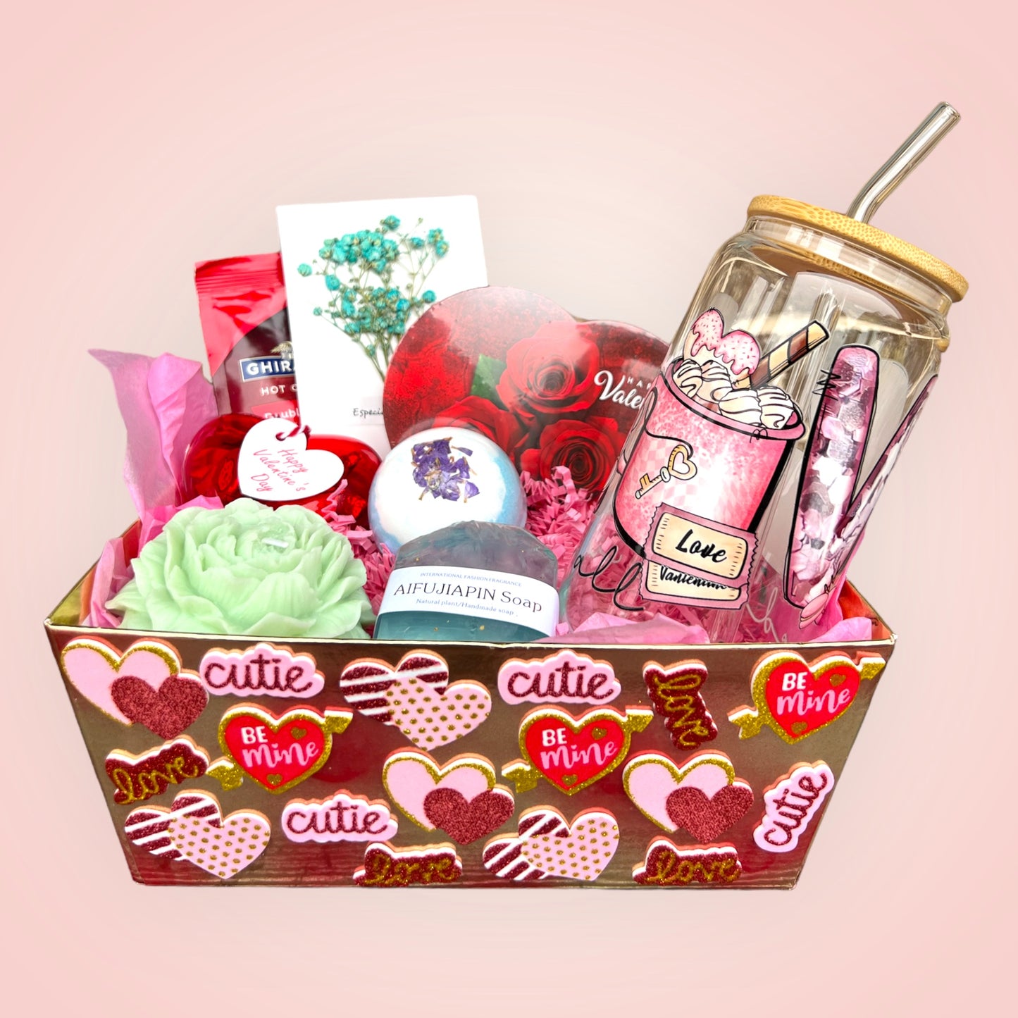 Cute Love Valentine's Day Gift Basket