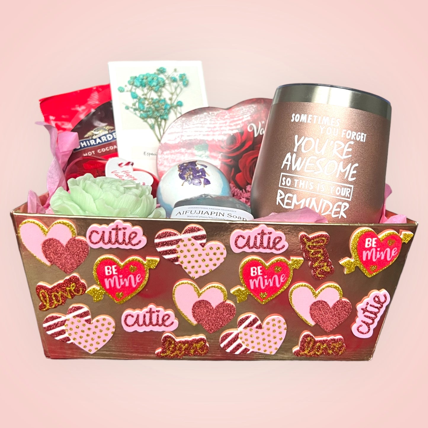 Cute Love Valentine's Day Gift Basket
