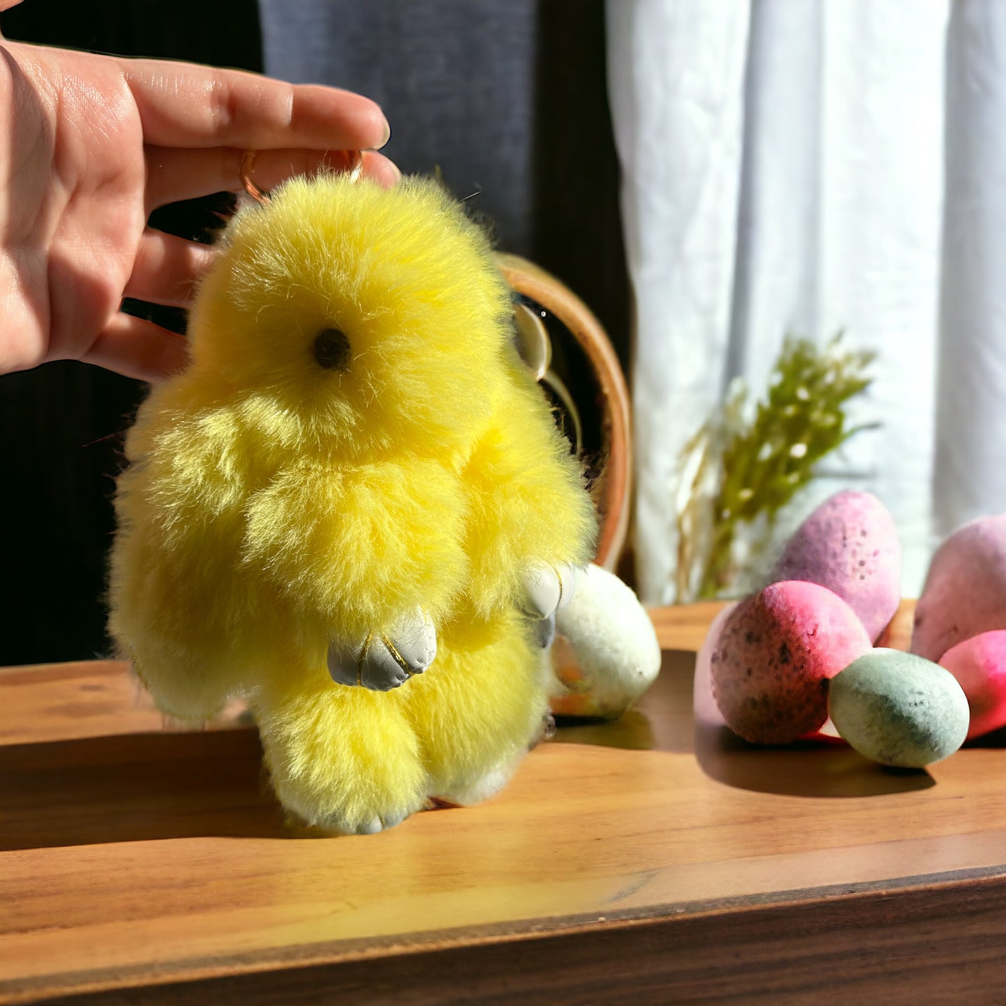 Plush Bunny Keychain