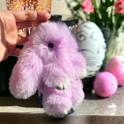Plush Bunny Keychain