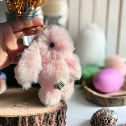 Plush Bunny Keychain